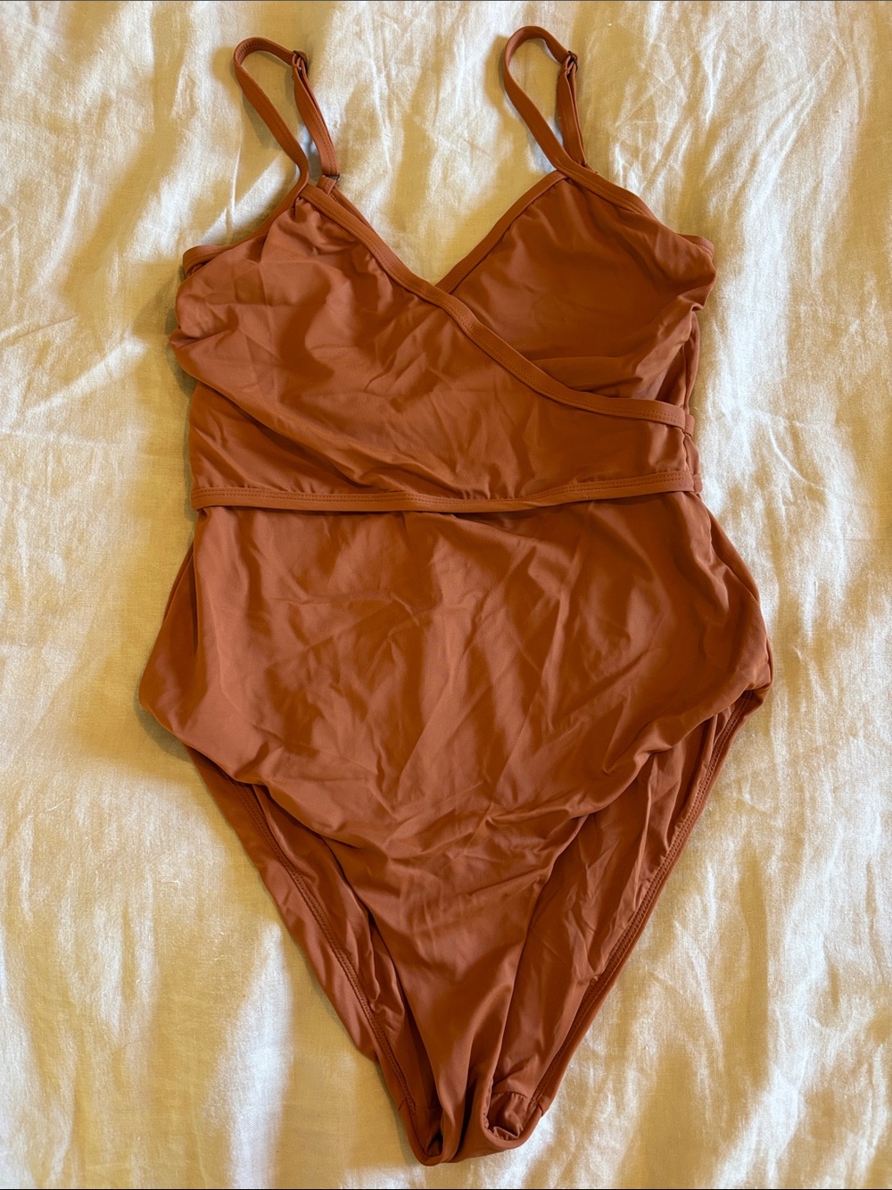 Andie One-Piece Swimsuit in Rust